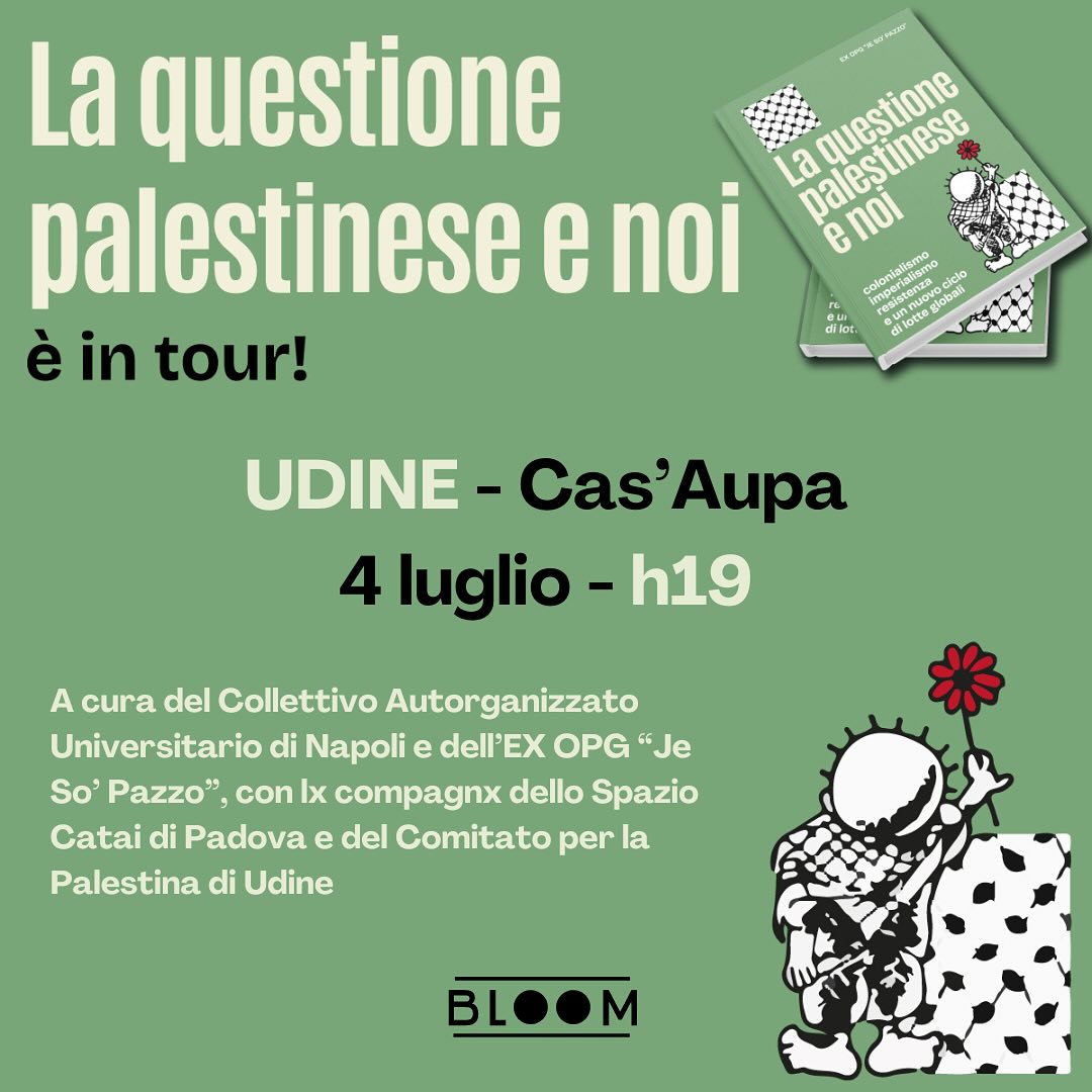 You are currently viewing 4 luglio 2024 – “La questione palestinese e noi” torna a Udine