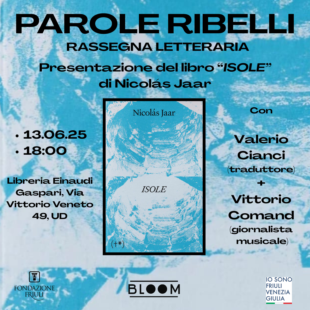 Read more about the article 13 giugno 2025 – Parole Ribelli I